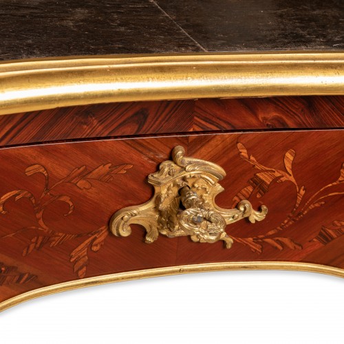 Antiquités - Desk Louis XV period stamped DUBOIS