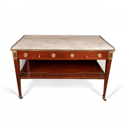 Table de bibliothèque époque Louis XVI - Mobilier Style Louis XVI