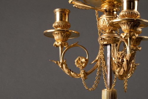 Bouillotte lamp late 18th century - 