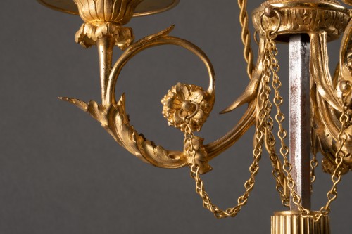 XVIIIe siècle - Lampe bouillotte fin du XVIIIe siècle