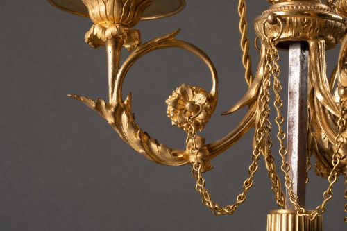 Antiquités - Lampe bouillotte fin du XVIIIe siècle