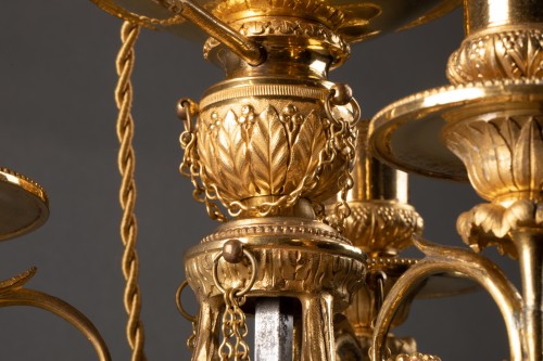 Antiquités - Bouillotte lamp late 18th century