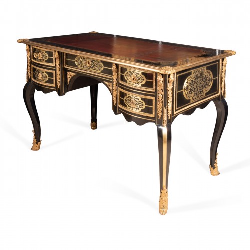 French Regence - Desk work Boulle Régence period 18th century
