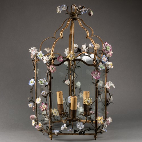 Lanterne milieu du XVIIIe siècle - Luminaires Style Louis XV