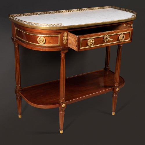 Furniture  - Mahogany desserte Louis XVI period stamped C.MAUTER