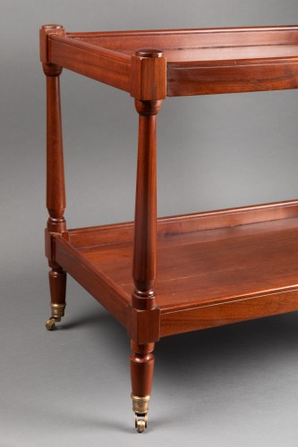 Paire de tables en acajou époque Directoire circa 1800 - Laurent Chalvignac