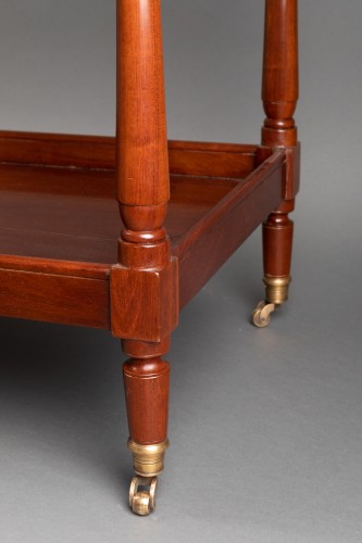 Antiquités - Paire de tables en acajou époque Directoire circa 1800