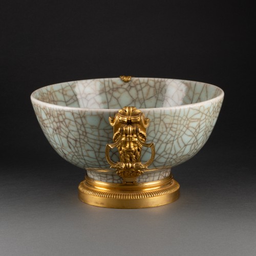 Objet de décoration Cassolettes, coupe et vase - Coupe porcelaine Céladon Chine XVIIIe siècle