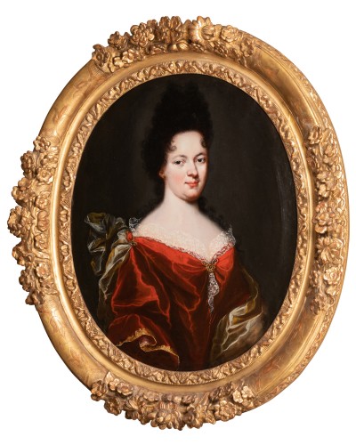 Portrait, école française fin du XVIIe siècle