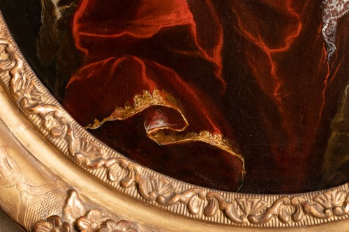 Antiquités - Portrait, école française fin du XVIIe siècle