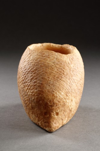 A Very Rare and Early Carved Vessel in the Form of a Hedgehog  - 
