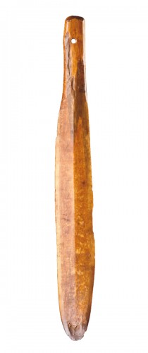 A Huge and Exceptional Eskimo Walrus Tusk Ice Cleaver