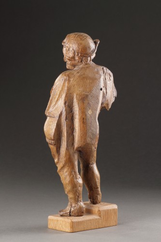 XVIe siècle et avant - Figure d'homme sculptée, Flandres début du XVIe siècle