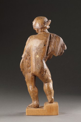 Figure d'homme sculptée, Flandres début du XVIe siècle - 
