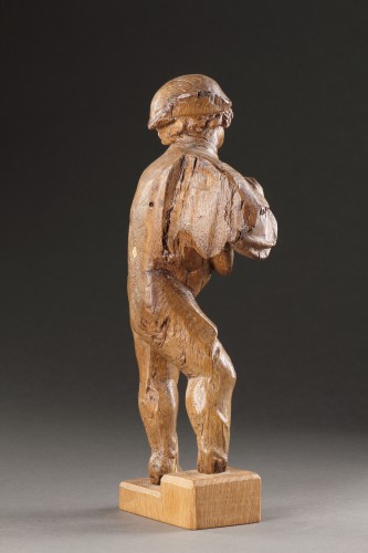  - Figure d'homme sculptée, Flandres début du XVIe siècle