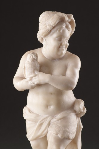 Paire de nains sculptés napolitains, Italie XVIIIe siècle - 