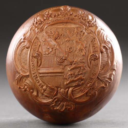 An Unusual Carved Boxwood ‘Sphere’ - 