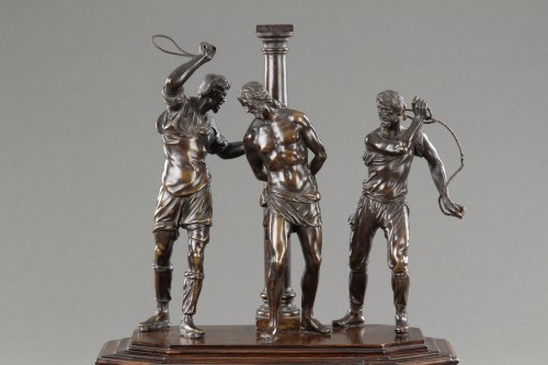 A Fine Sculpture Depicting the Flagellation of Christ  - Sculpture Style 