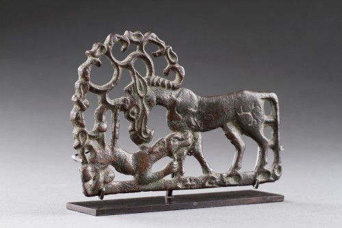 Archéologie  - Ornement de ceinture en bronze, Chine vers 300 avant J.-C.