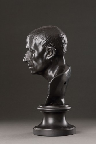 18th century - A Wedgwood Black Basalt Library Bust of Cicero