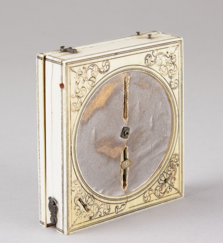 Collections Instruments scientifiques - Bel exemple de cadran de poche magnétique de Dieppe de type « azimut » ou « blound »