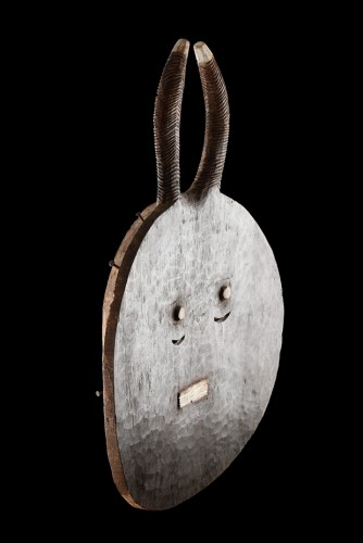 A Fine and Large Baule Goli Society Dance Mask  - 