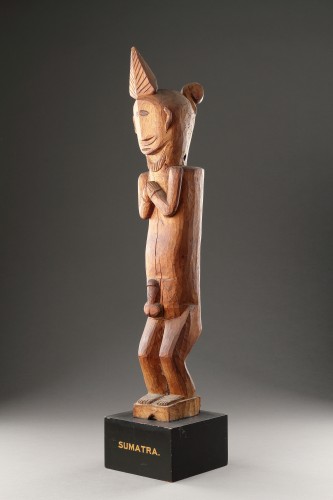 Tribal Art  - A Nias Standing Figure of a Male Figure