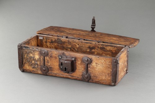  - A Rare Carved and Metal Mounted Casket 