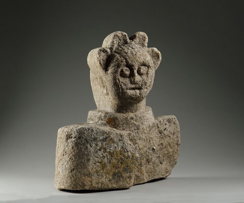 Ancient Art  - A Rare Ancient Celtic Bust of a Radiate Deity ‘Sol Invicta’ 