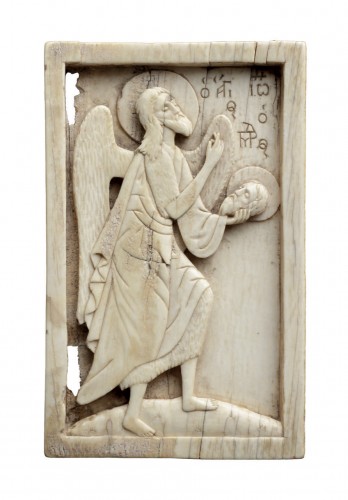 Plaque dévotionnelle orthodoxe de voyage représentant saint Jean-Baptiste - Art sacré, objets religieux Style 