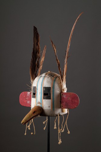 Art Tribal  - Masque de danse Kachina Hopi en forme de casque