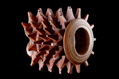 Collectibles  - A Rare Example of a Tuscan Carved Walnut ‘Bracciale’ used for ‘Pallone Col 