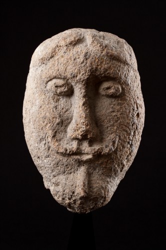 Tête celtique, Ier – IIe siècle apr. J.-C. - Archéologie Style 