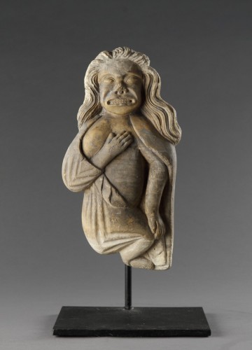  - A Powerfully Carved Corbel (Label Stop or Hood Mould)