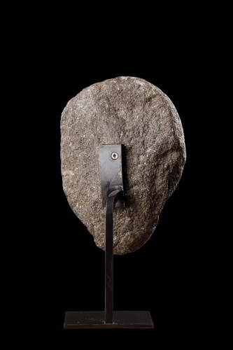 An Early Carved Head of the Virgin from an Altar or Sarcophagus - 