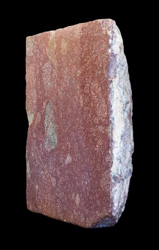 Ancient Art  - A Substantial and Weighty Ancient Porphyry Slab, Possibly Serving as a Lid 