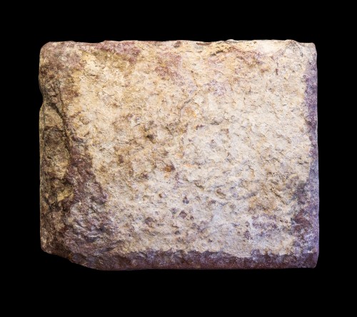 A Substantial and Weighty Ancient Porphyry Slab, Possibly Serving as a Lid  - 