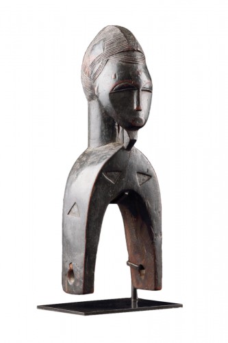 West African Cote d&#039;Ivoire Baule Loom Heddle Pulley