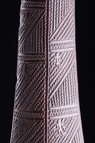 Antiquités - Polynesian Tongan Ironwood War Club of ‘Apai’Apai’
