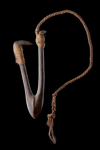 Tribal Art  - Polynesian Tuvalu Ellice Islands Fish Hook ‘Kou Boru’