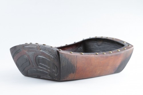 Art Tribal  - Plat cérémoniel - Peuples Tlingit, côte nord-ouest du Pacifique