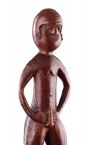 Figurine d'esprit ancestral kanak de Nouvelle-Calédonie - Art Tribal Style 