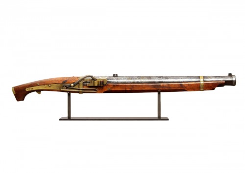 Important canon à main «Ozutsu Teppo», Japon 19e siècle