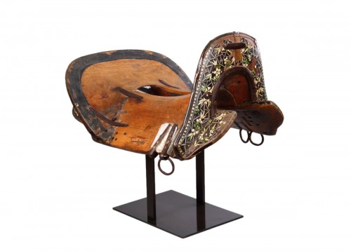 Selle de cheval, cavaliers Kampa - Tibet occidental 19e siècle