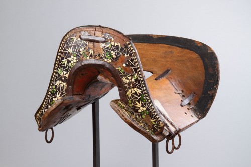 Asian Works of Art  - Rare Western Tibetan Horse Saddle as Used by the Kampa Horsemen