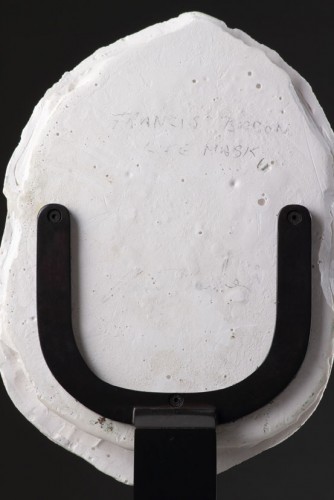 Un masque de vie représentant Francis Bacon - Sculpture Style Années 50-60
