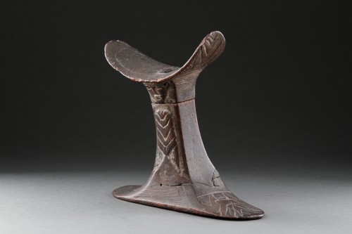 BC to 10th century - Egyptian Wooden Headrest 