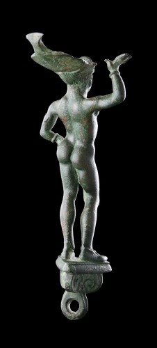 Etruscan Faliscan Bronze Patera Handle  - 