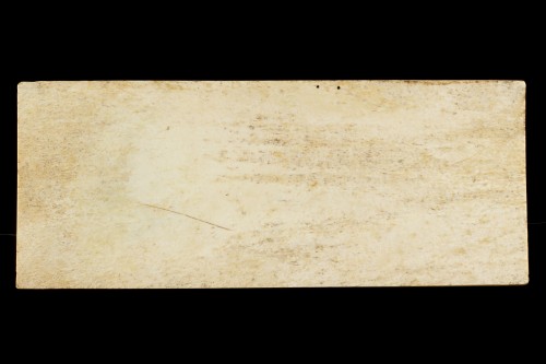 A Rare and Large Sailor’s Scrimshaw Pan-Bone Plaque  - Curiosities Style 