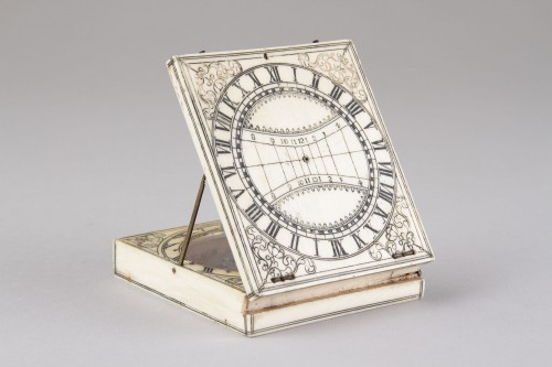 Antiquités - Cadran solaire magnétique de Dieppe de type "Azimut" ou "Blound"
